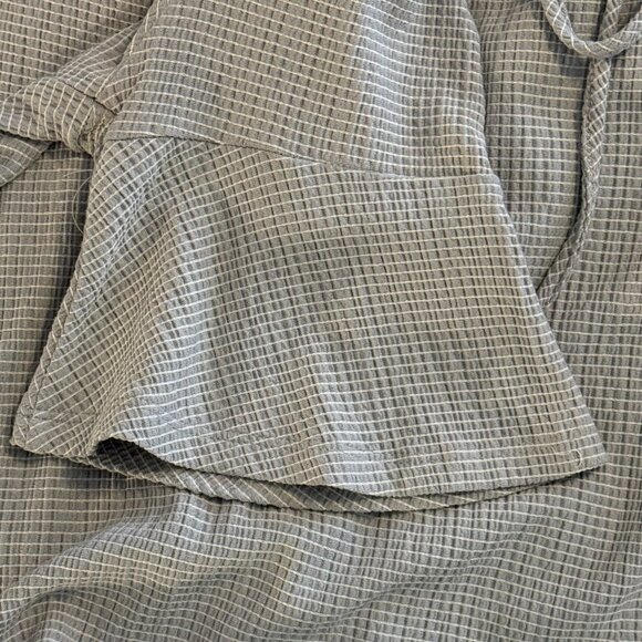 LC Lauren Conrad Midi Dress Gray Gauze‎ Look Women's Med See Notes - Picture 4 of 8